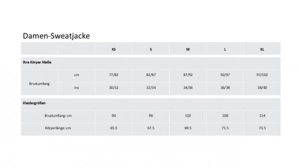 Sweatshirtjacke - "individuelle Rasse"-Power - wie z.B. Scheckenpower